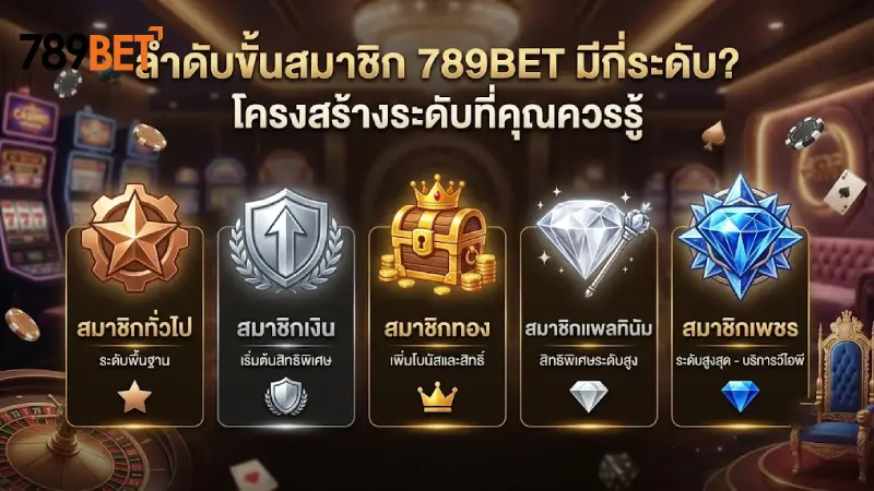 ระดับสมาชิก 789bet มีกี่ขั้น? โครงสร้างเลเวลที่ควรรู้